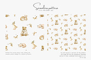 nursery woodland seamless pattern, a Pattern Graphic by Pink Studio Art (Thumbnail 2 of 5)