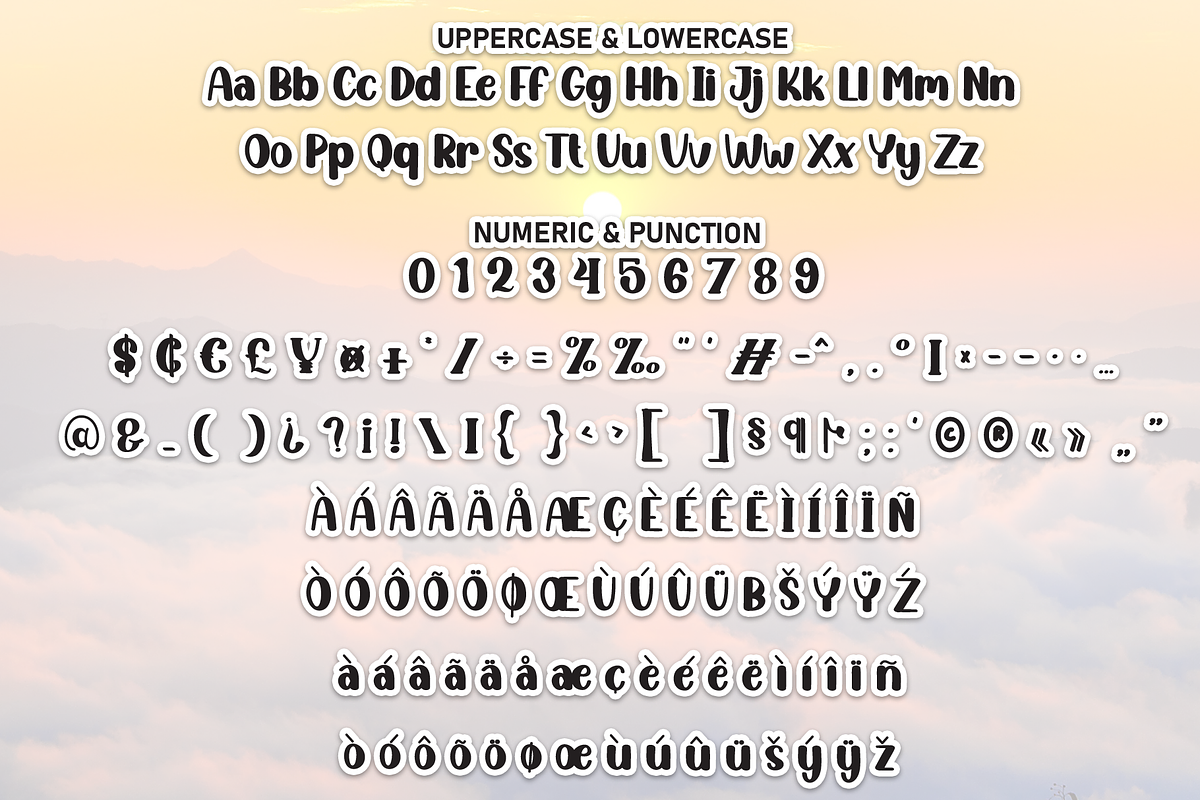 Sunrise | Script Font, a Script Font by Scratchones (Photo 7 of 9)