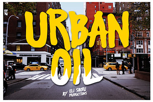 Urban Oil Typeface