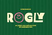 Rogly - Display Font, a Handwritten Font by Marvadesign (Thumbnail 1 of 9)