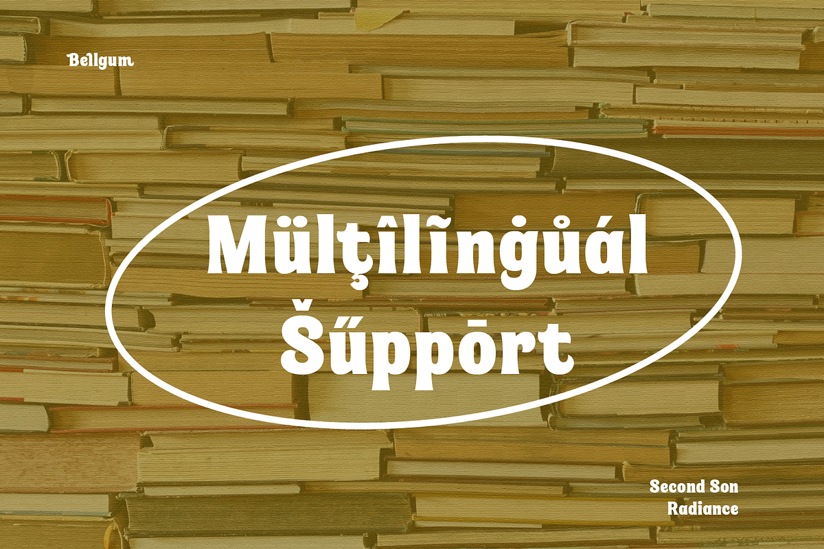 SS Bellgum - Retro Bold Serif, a Serif Font by Typocracy Studio (Photo 8 of 9)