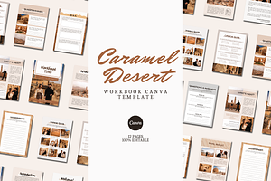 WORKBOOK CANVA TEMPLATE, a Print Template by The Little Lily Studio