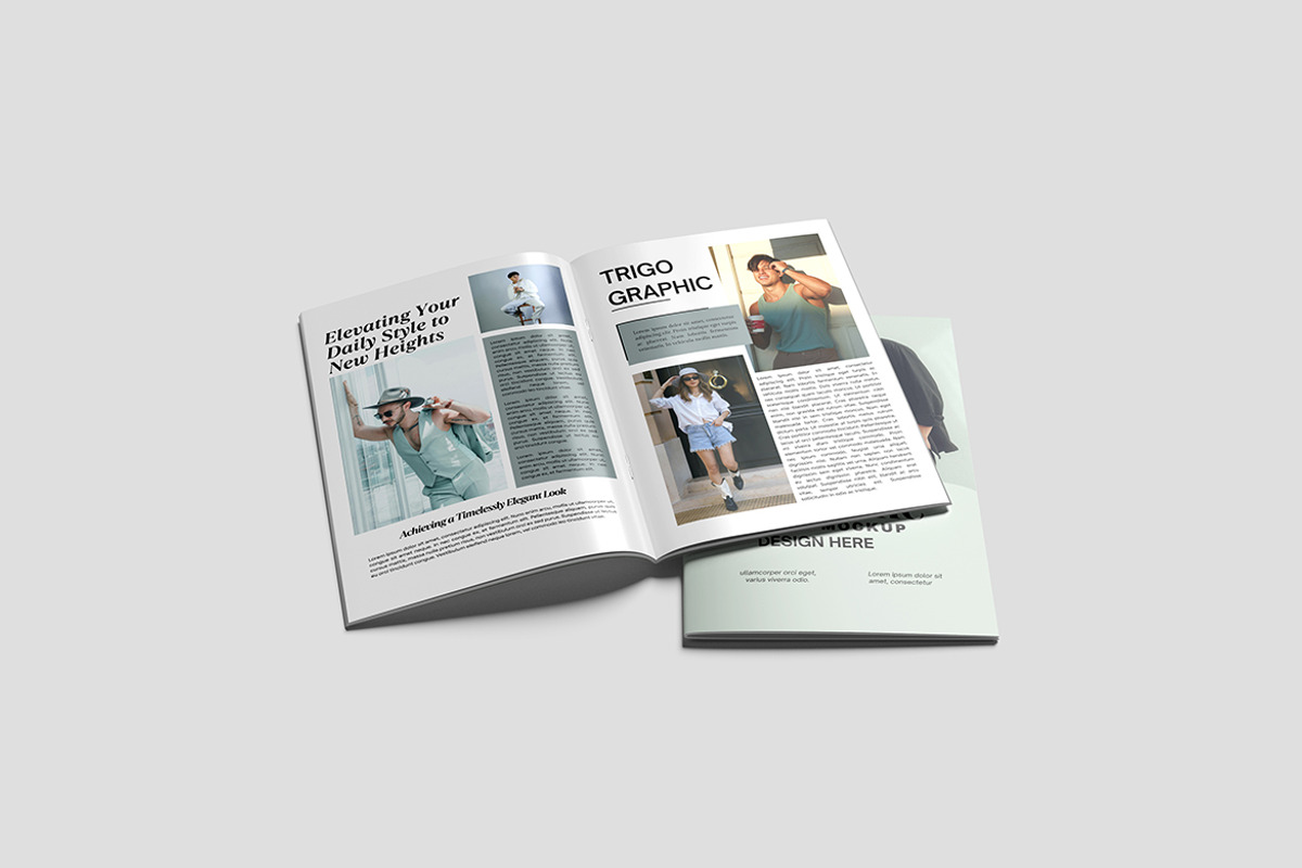 Magazine Mockup Magazine, a Books & Magazine Mockup by Pikachudesign (Photo 2 of 5)