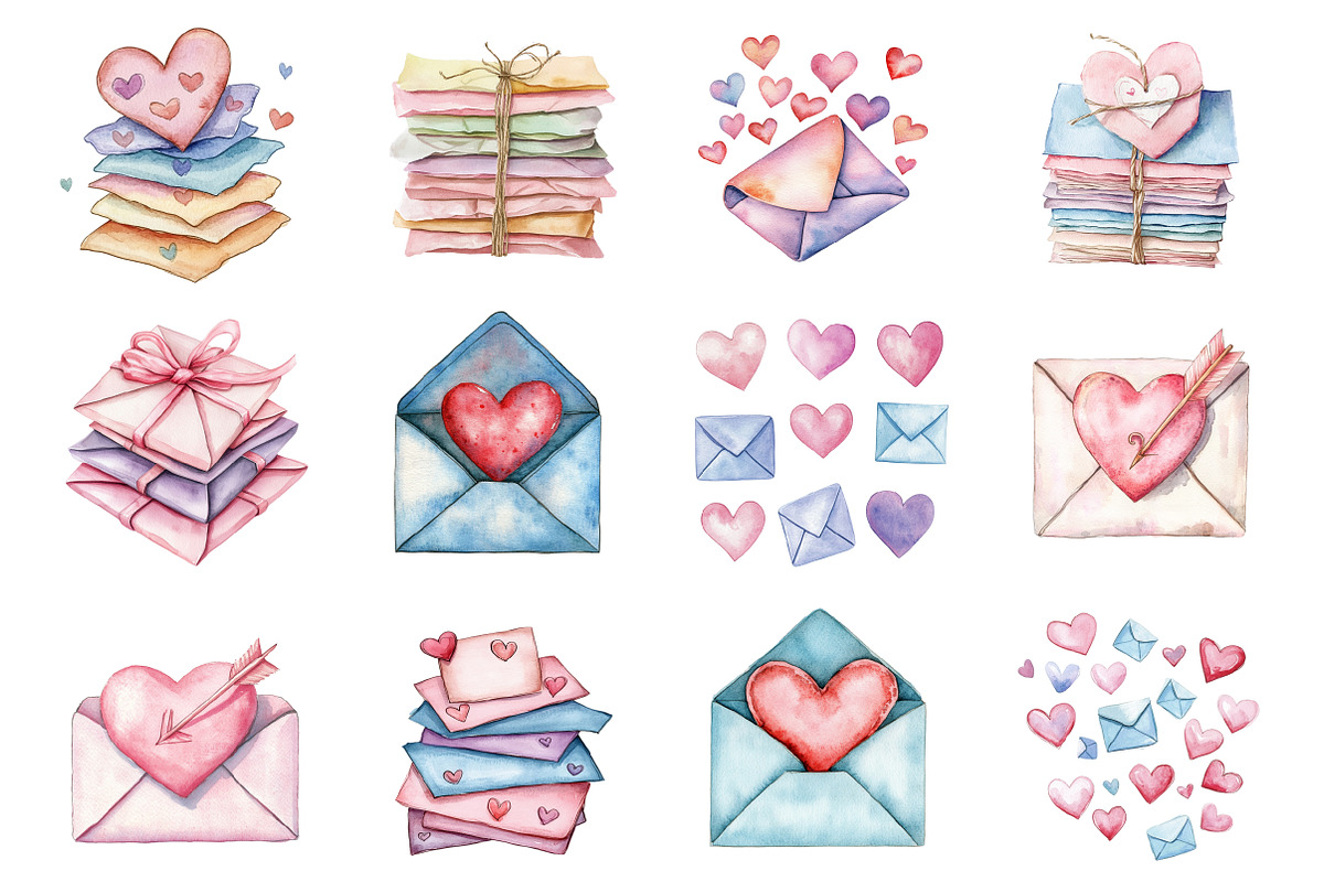 Love Notes Doodles, an Illustration by Design Market (Photo 3 of 5)