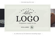 25 Delicate Feminine Logos - Vol 4, a Branding & Logo Template by Davide Bassu (Thumbnail 1 of 6)
