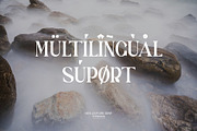 Blingh Ligature serif typeface, a Serif Font by yaqublekker (Thumbnail 8 of 9)