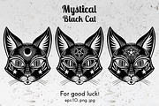 Mystical Black Cat, an Object Graphic by Anastasia (Thumbnail 7 of 15)