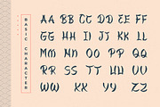 Blossom Sakura | Japanese Brush, a Script Font by Denustudios (Thumbnail 10 of 14)