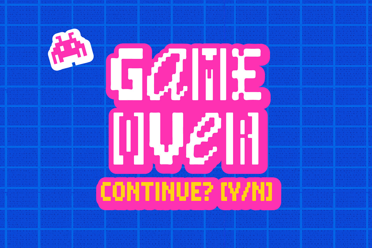 Ransom Pixel - Display Font, a Font by Edignwn Type (Photo 10 of 10)