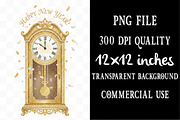 Golden Glitter Happy New Year, an Illustration by Designking (Thumbnail 4 of 5)