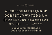 Captain Edward — Serif Display Font, a Sans Serif Font by SimpleBits® (Thumbnail 2 of 5)
