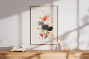 Minimal Abstract Botanical Wall Art, a Poster Template by Pixeness Studio (Thumbnail 1 of 2)