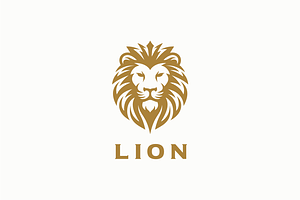 Lion Head Logo Template, a Branding & Logo Template by yopie