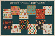 Dia De Los Muertos graphic retro set, a Seasonal Illustration by Paper Cherry (Thumbnail 8 of 16)