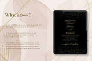 Canva Elegant Wedding Invitation, an Invitation Template by ElladesignCo (Thumbnail 4 of 5)