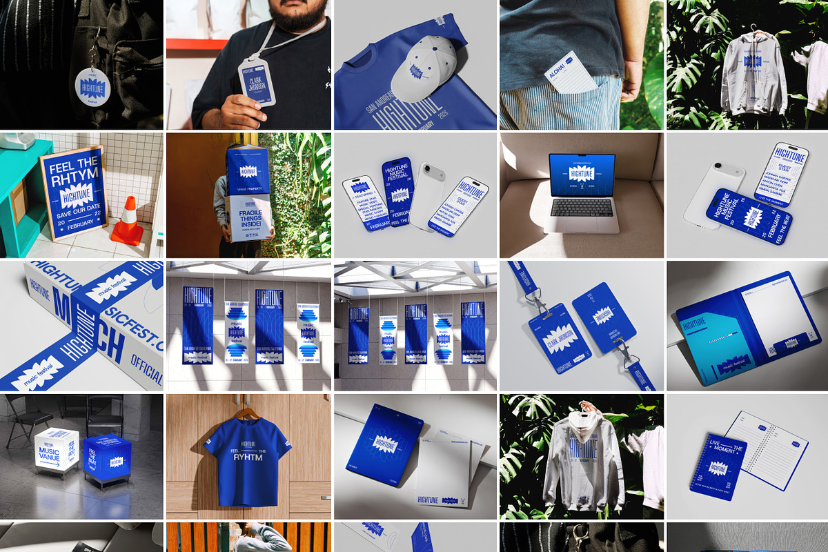 Music Festival Mockups, a Mockup by Vitora Mockup (Photo 2 of 17)
