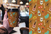 Retro Halloween clipart set, a Seasonal Illustration by Paper Cherry (Thumbnail 13 of 27)