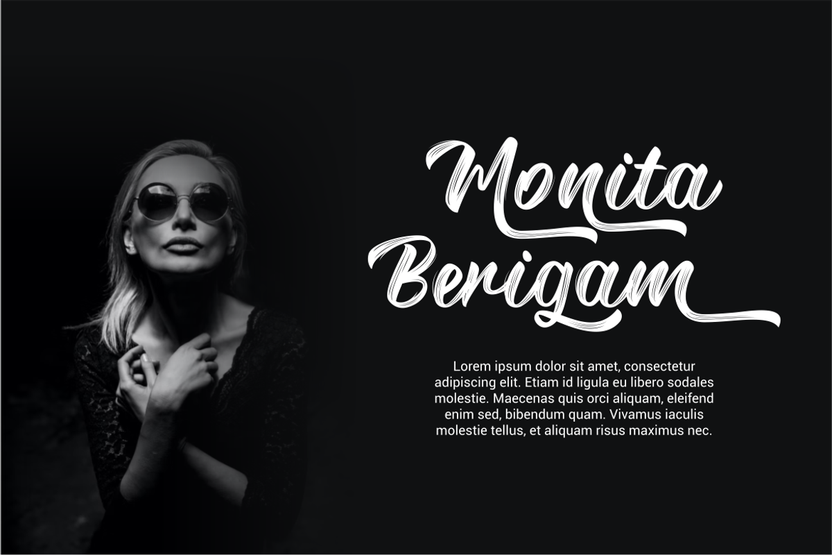 Majhike Brush Font, a Handwritten Font by Onotype (Photo 4 of 7)