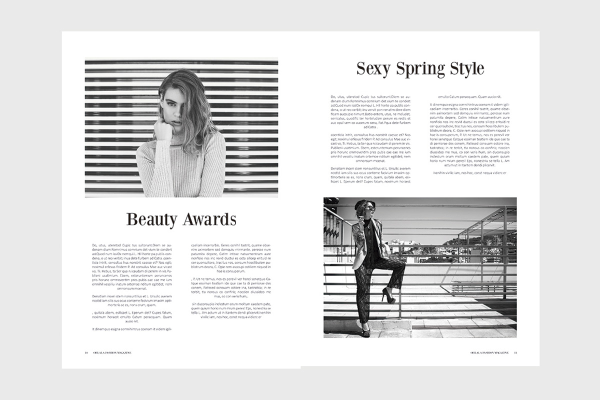 OhLaLa Magazine Template, a Magazine Template by N A N D U Z D E S I G N (Photo 11 of 15)