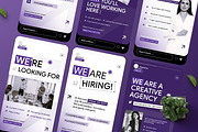 Hiring & Recruitment Instagram Story, a Social Media Template by Annora Studio (Thumbnail 2 of 6)