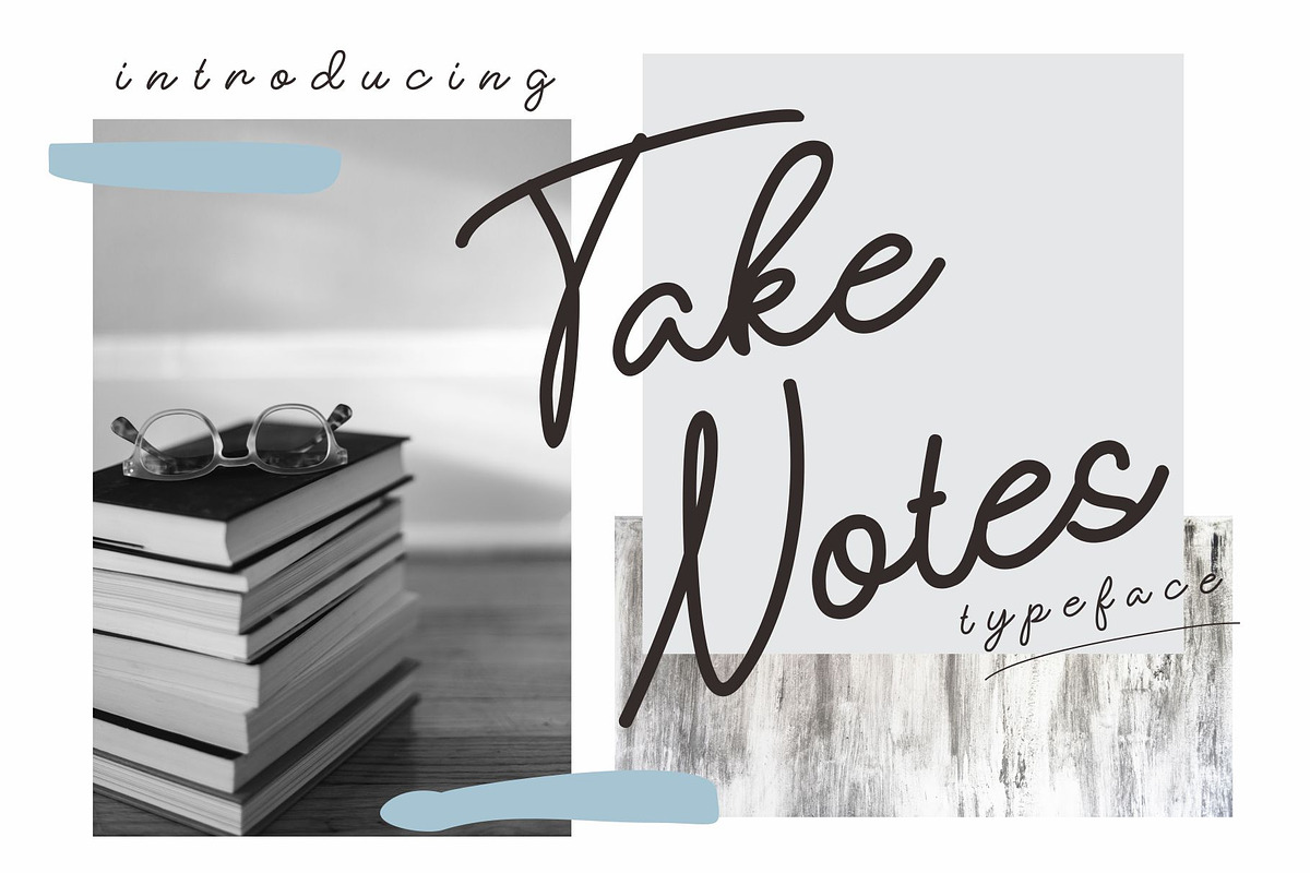 Take Notes Typeface