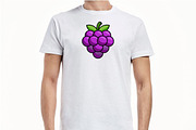 Grape Vector Clipart Collection, a Food Illustration by newminddesign (Thumbnail 2 of 8)