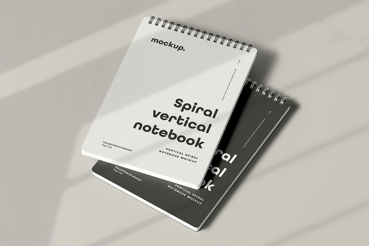 Spiral Notebook Mock-up, a Product Mockup by zippypixelstudio (Photo 14 of 14)