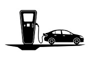 Electric Vehicle Charging Silhouette, a Graphic by musafir_fashion (Thumbnail 2 of 22)