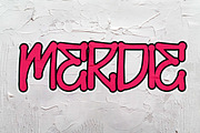 MERDIE Monoline Graffiti Font, a Handwritten Font by NTC Graphic (Thumbnail 1 of 9)