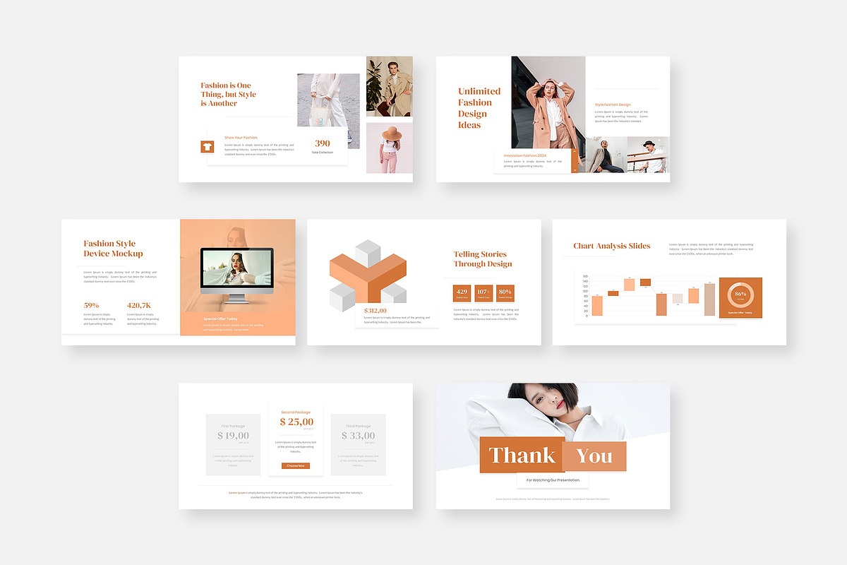 Beaue – Fashion PowerPoint Template, a Presentation Template by Premast (Photo 3 of 3)
