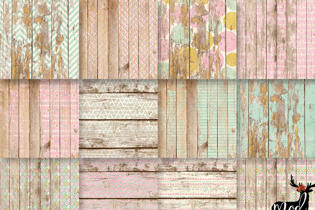 Background Paper Kit 42, a Pattern Graphic by Mod Paperie (Photo 2 of 2)