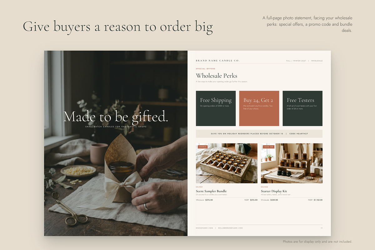 Wholesale Line Sheet Template, a Magazine Template by Lauren Hodges (Photo 9 of 15)