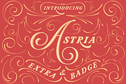 Astria – Fancy Typeface, a Serif Font by RedyStudio (Thumbnail 1 of 8)