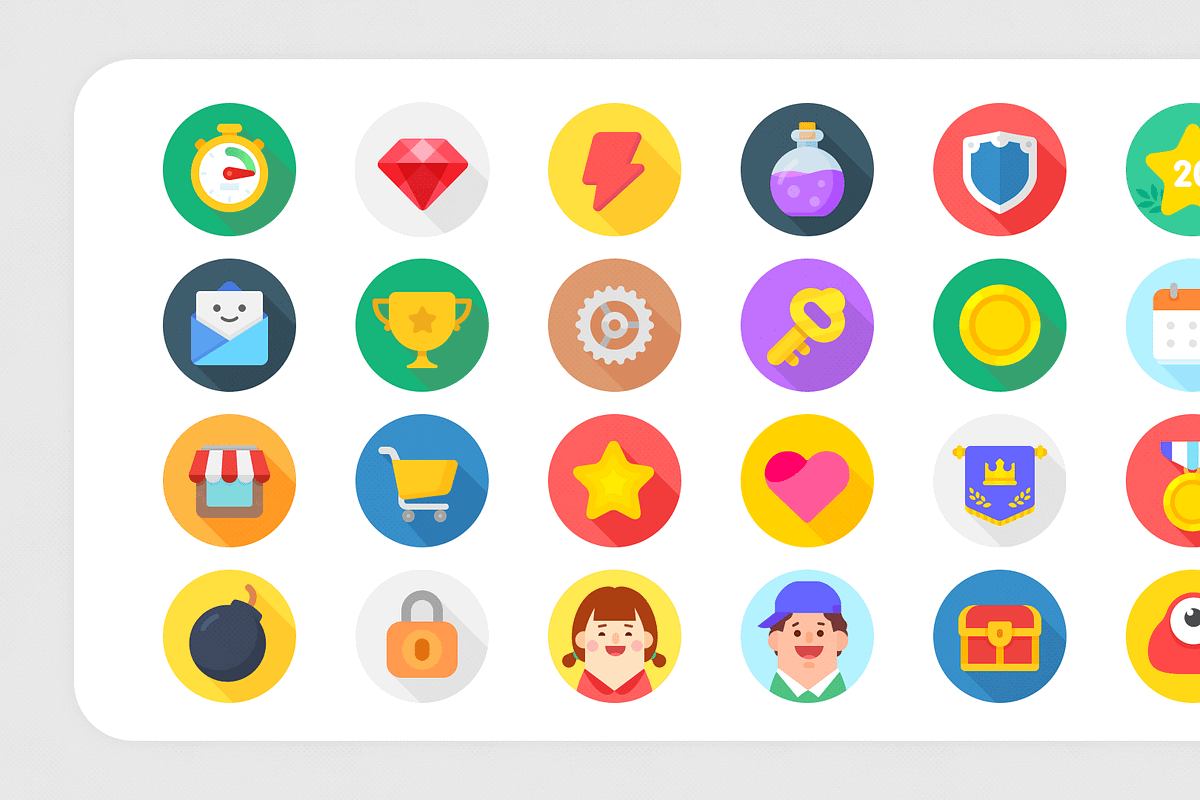 GUI - Simple Round, an UI Kit Template by LAYERLAB (Photo 18 of 26)
