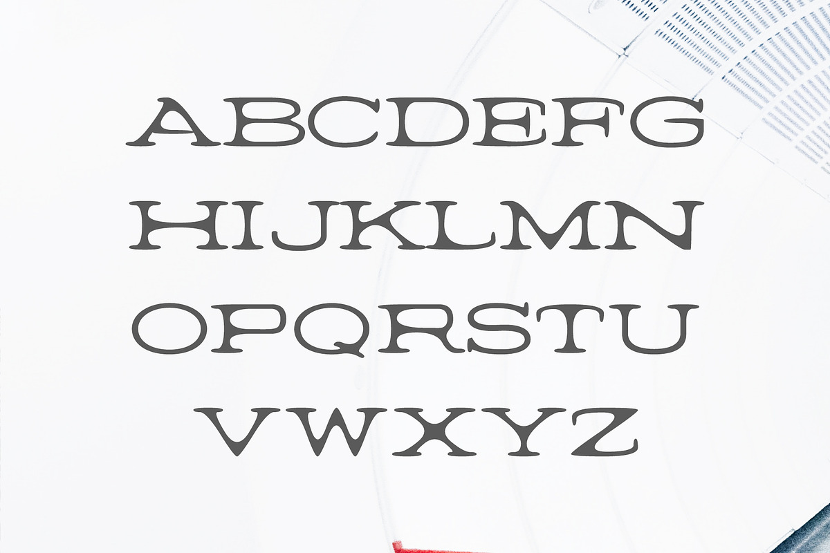 Barric A Serif Font Family preview 2