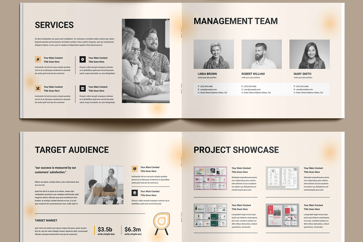 Professional Company Profile, a Brochure Template by MightyDesign (Photo 5 of 9)