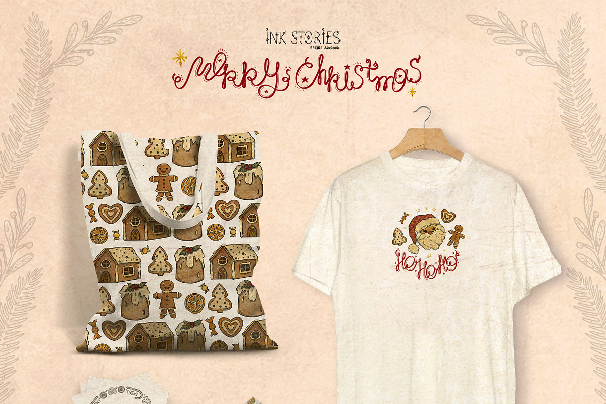 Merry Christmas, a Seasonal Illustration by Ink Stories (Photo 25 of 25)