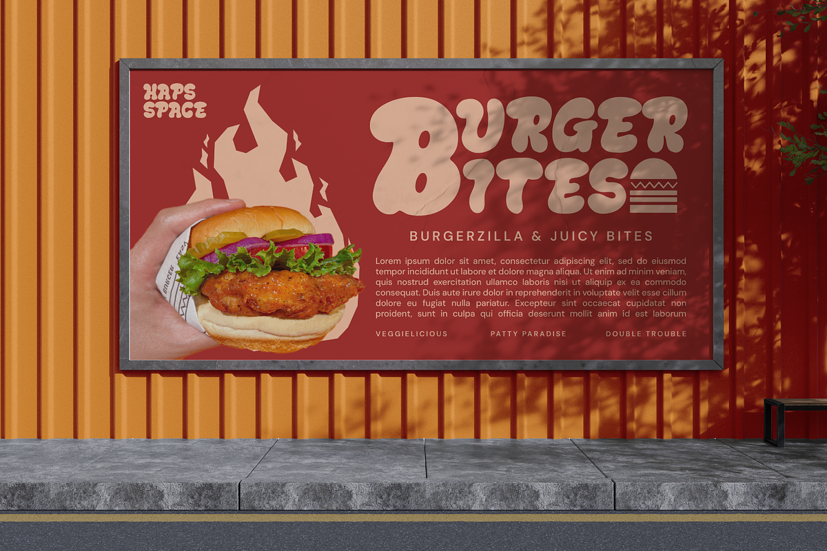 Rebels Suns Display Retro, a Sans Serif Font by Haps Space (Photo 8 of 10)