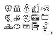 Business Icon Illustration Set, an Object Graphic by SLAB! Design (Thumbnail 2 of 3)