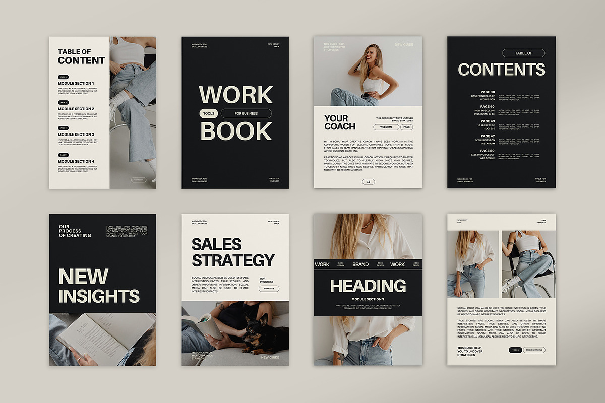 Workbook Template Canva IV, a Marketing Template by Instprofi | Studio Estimo (Photo 3 of 10)