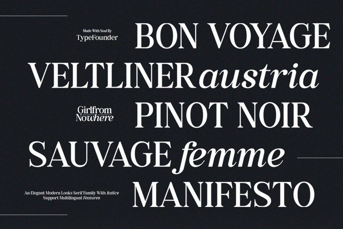 GirlfromNowhere - Nostalgic Serif, a Serif Font by TypeFounder (Photo 3 of 10)