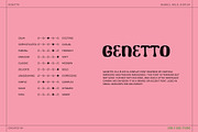 Genetto Display Font + Illustrations, a Sans Serif Font by Side X Side Studio (Thumbnail 5 of 8)