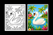Jungle Animal Coloring Book for Kids, an Animal Illustration by Ink Gallery (Thumbnail 4 of 7)
