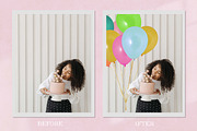 Birthday Balloon Photoshop Overlays, a Background Graphic by 3Motional (Thumbnail 9 of 11)