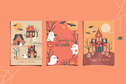 Fun Halloween Village Illustrations, a Background Graphic by CreativeChristiana (Thumbnail 7 of 11)