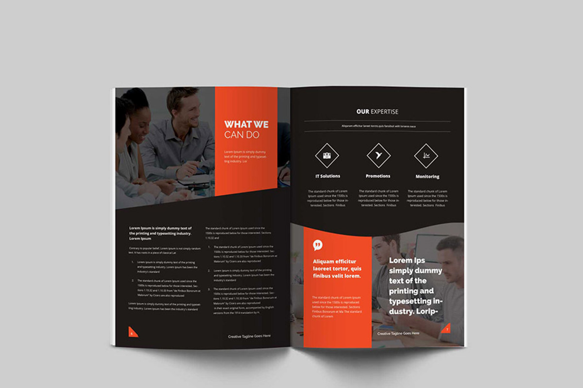 Corporate Brochure 2, a Brochure Template by CreativeGigs (Photo 4 of 7)