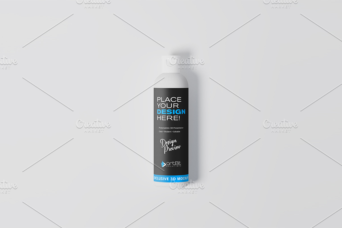Cosmetic Bottle Mockup Set, a Cups & Container Mockup by artBit Design Studio (Photo 2 of 10)