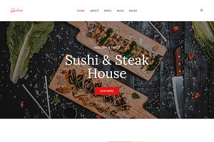 DinePress - Business Food Theme