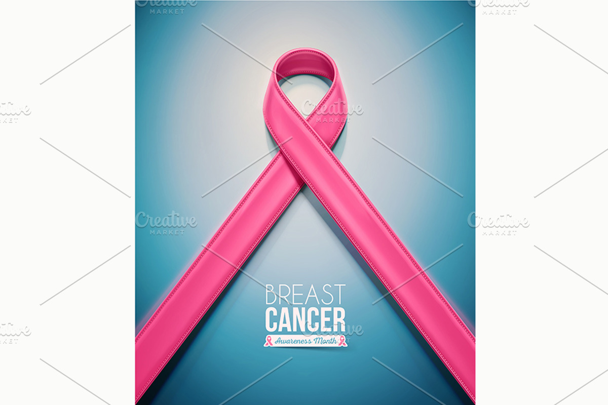 Pink Ribbon, a Healthcare Illustration by Elymas