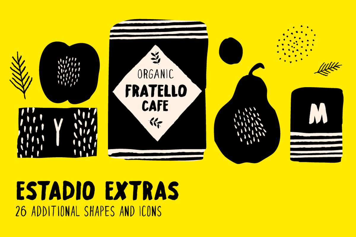 Estadio Font Family preview 5